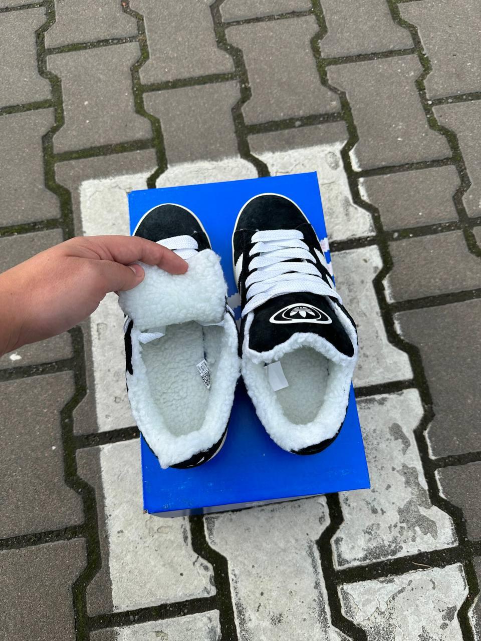 Adidas Campus 00s Black Beige Fur