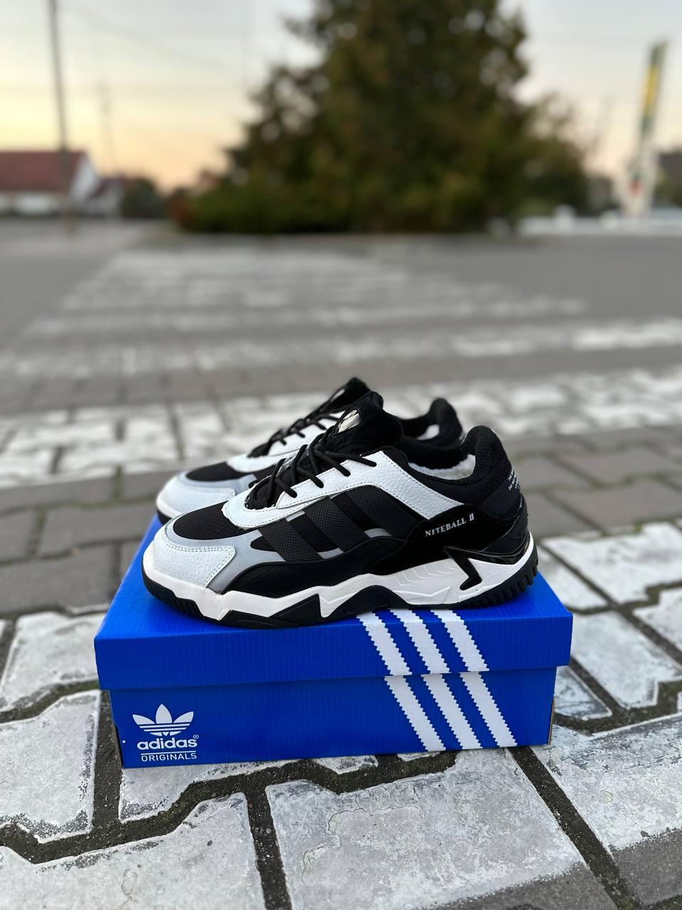 Adidas Niteball White Black Winter Fur