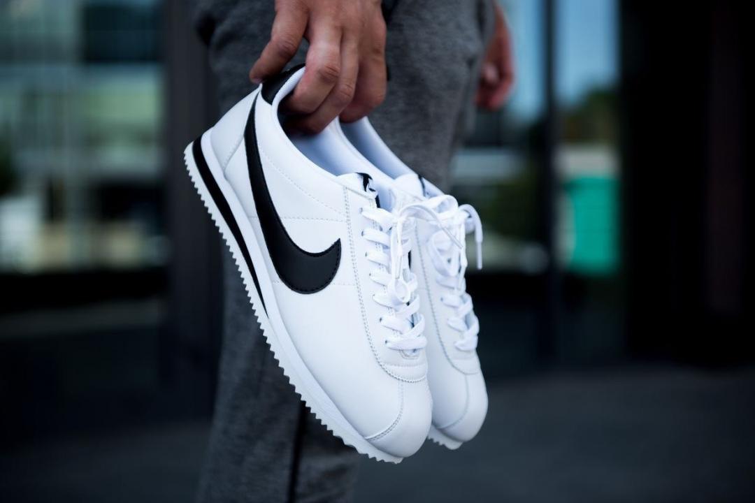 Nike Cortez White Black 2