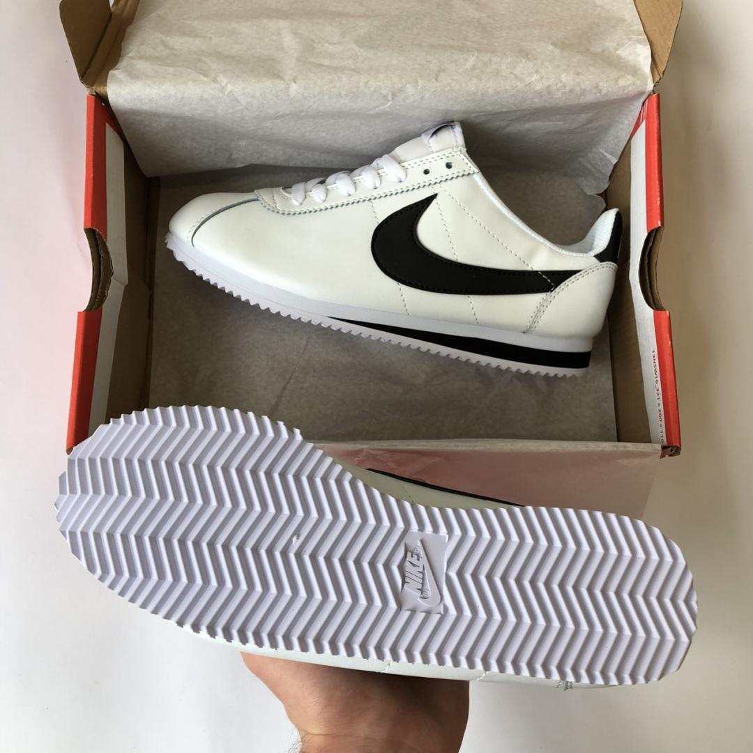 Nike Cortez White Black 2