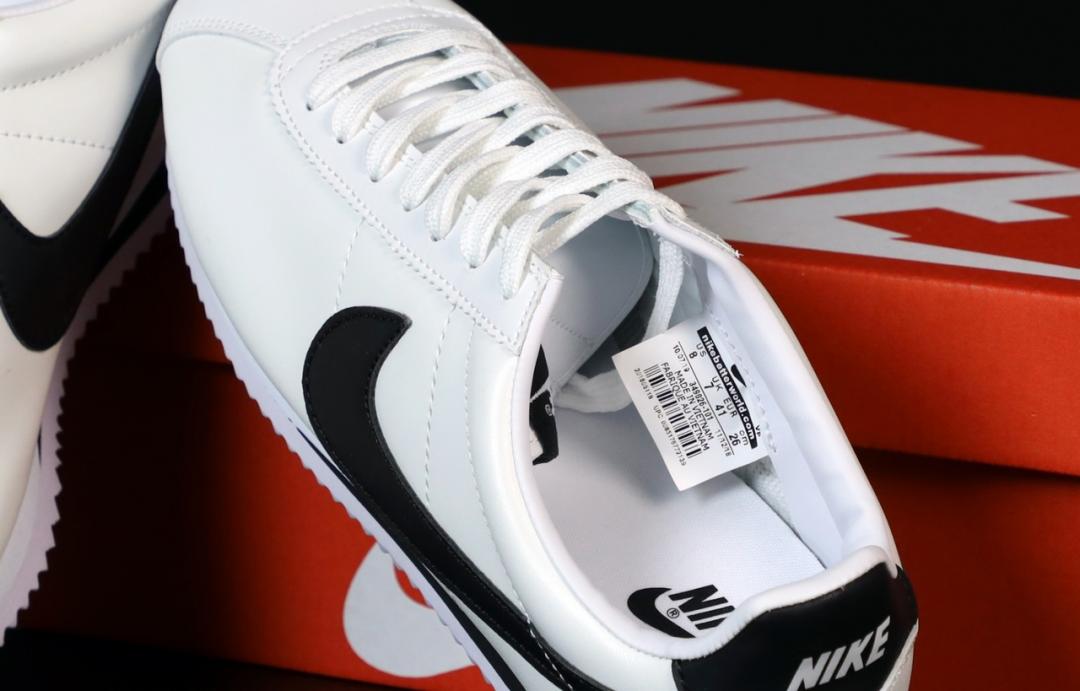 Nike Cortez White Black 2