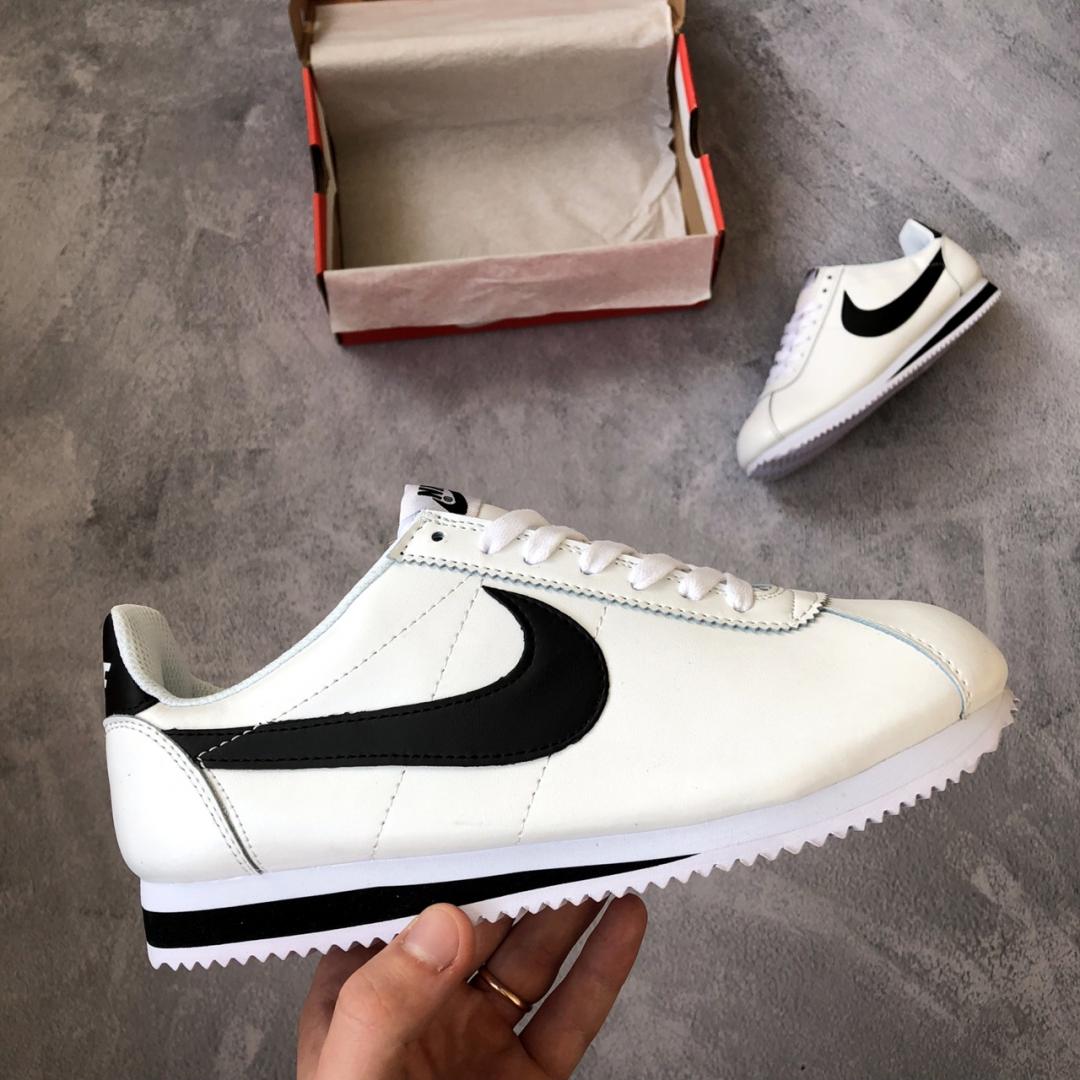 Nike Cortez White Black 2