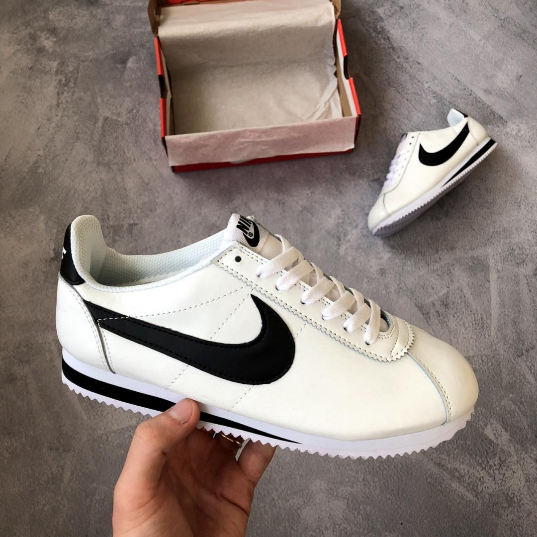 Nike Cortez White Black 2