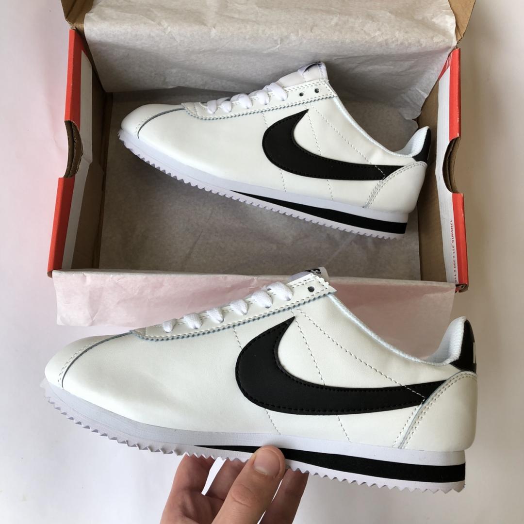 Nike Cortez White Black 2
