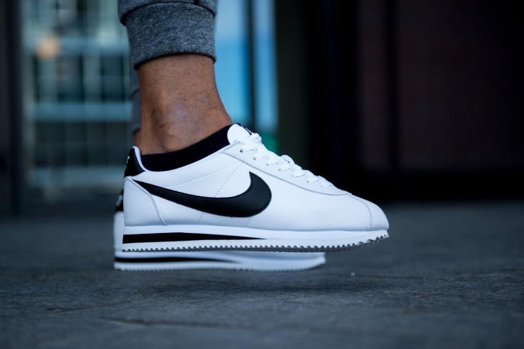 Nike Cortez White Black 2