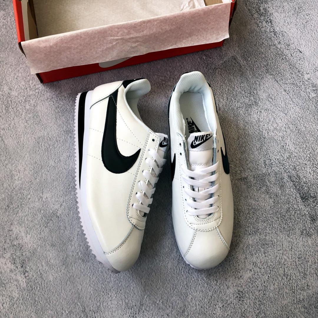Nike Cortez White Black 2