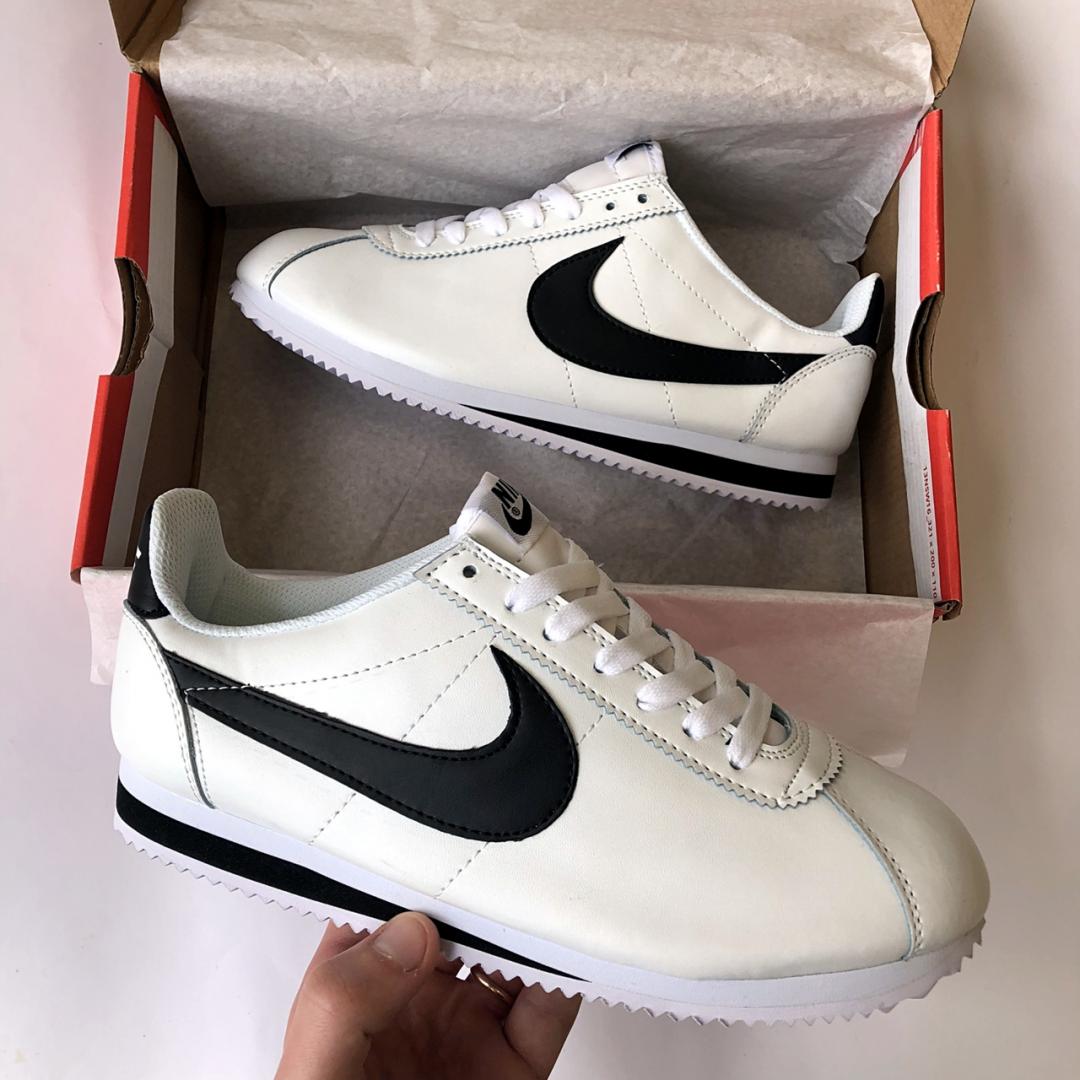 Nike Cortez White Black 2