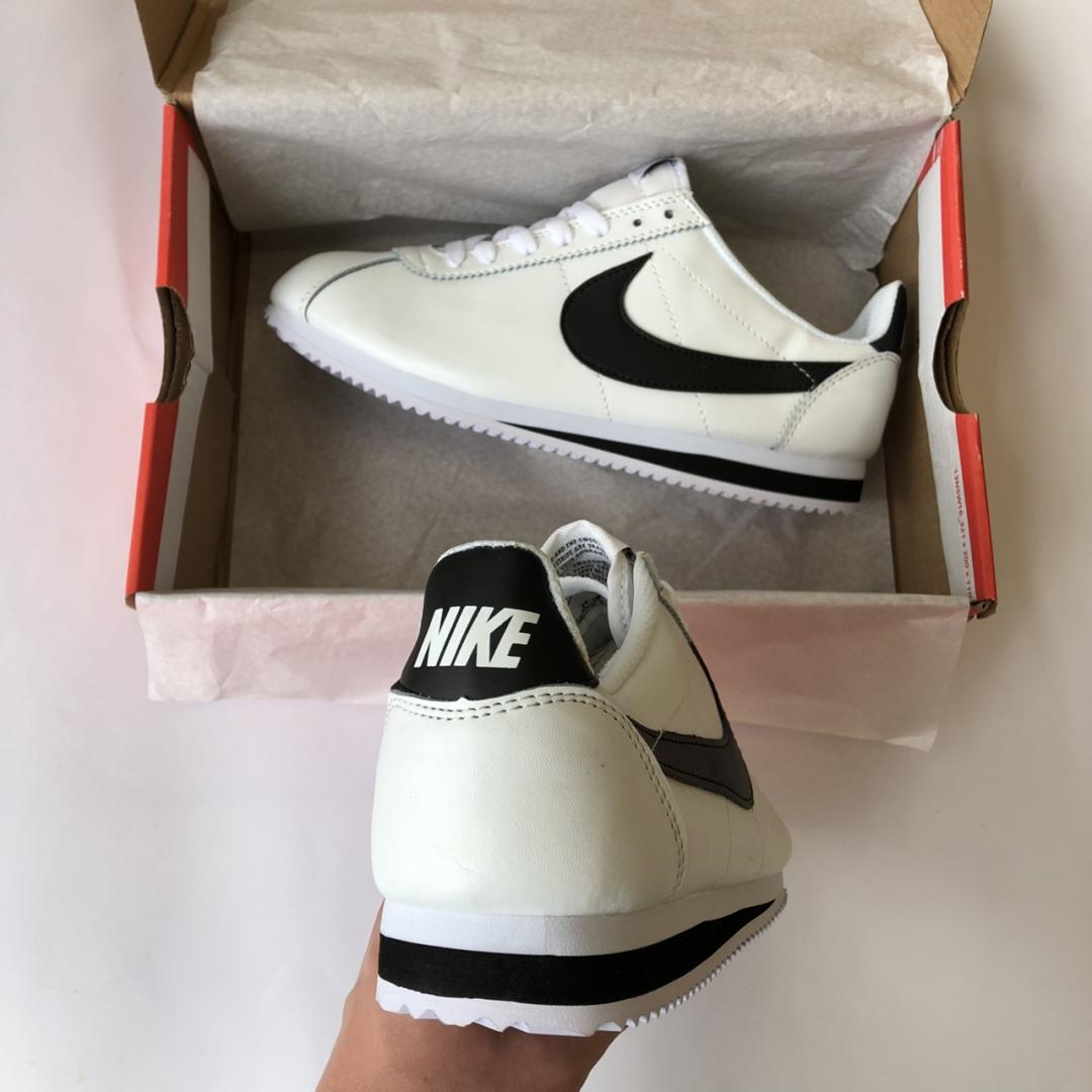 Nike Cortez White Black 2
