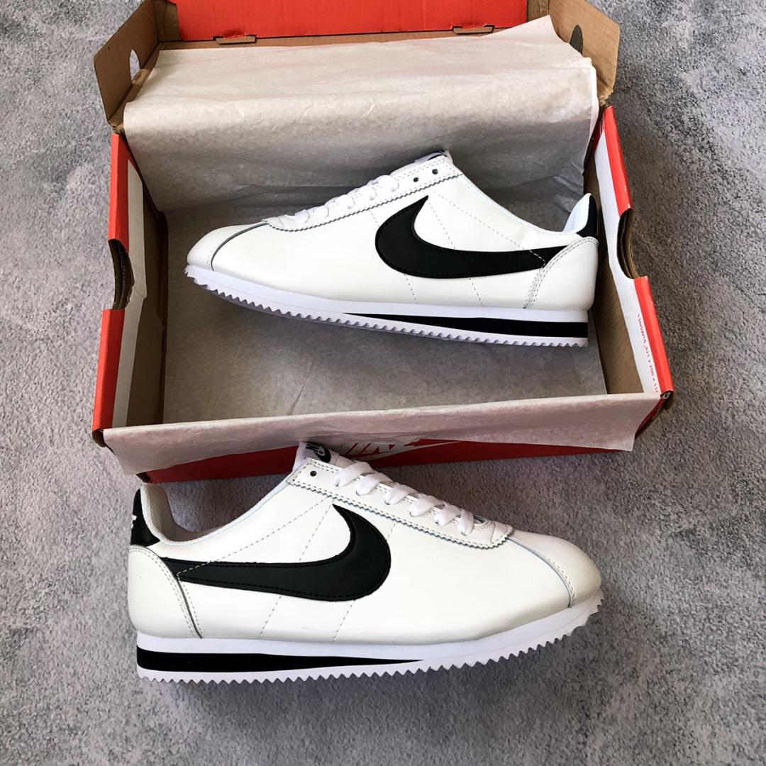 Nike Cortez White Black 2