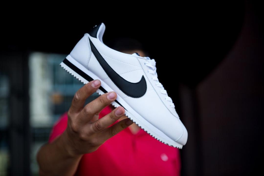 Nike Cortez White Black 2
