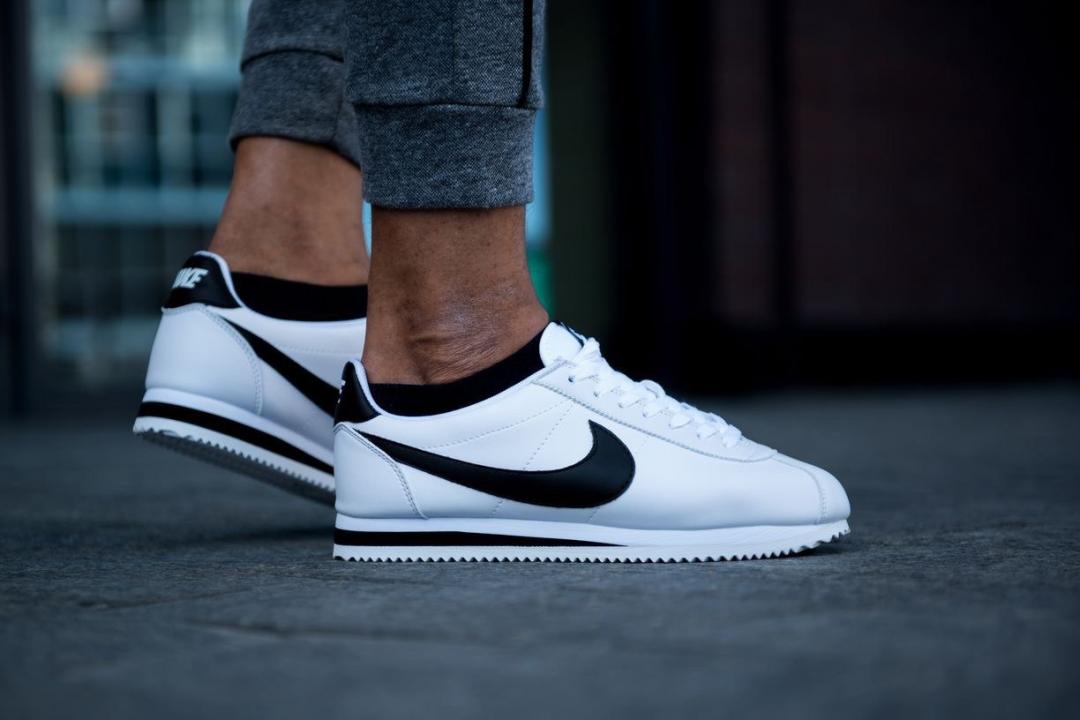 Nike Cortez White Black 2