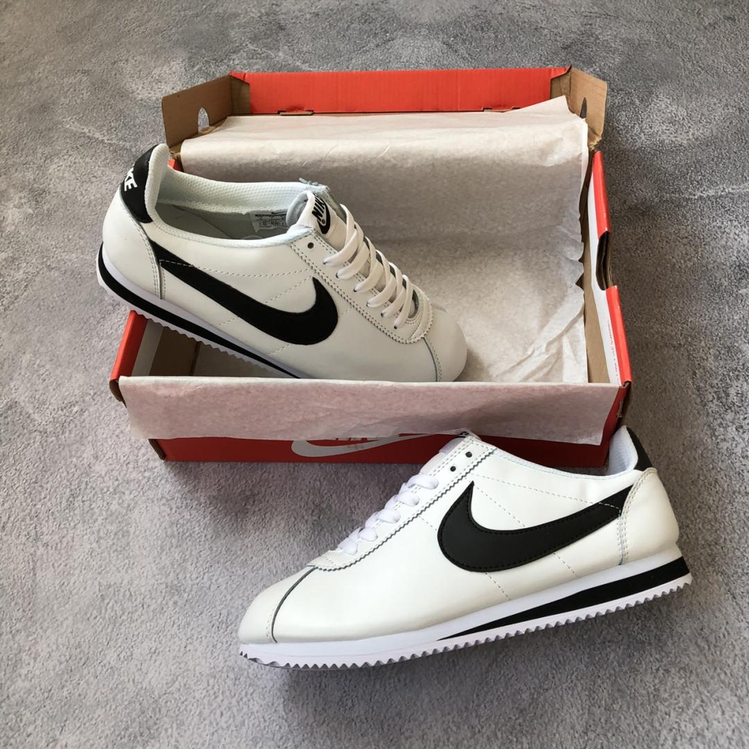 Nike Cortez White Black 2