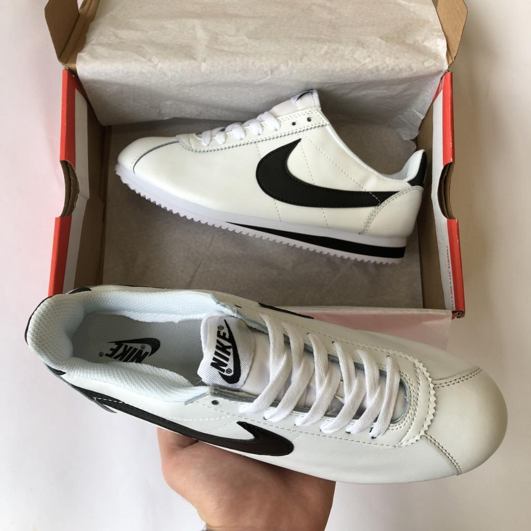 Nike Cortez White Black 2