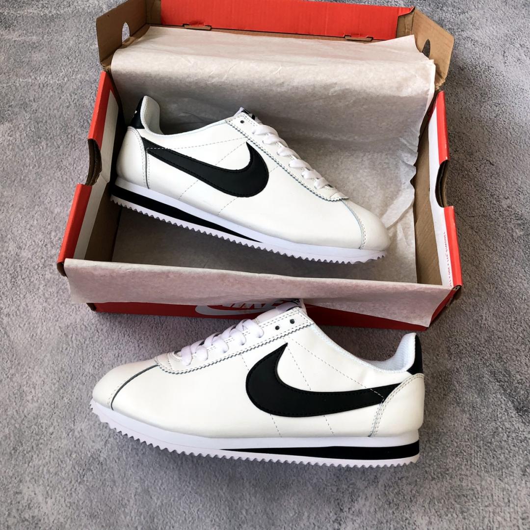 Nike Cortez White Black 2