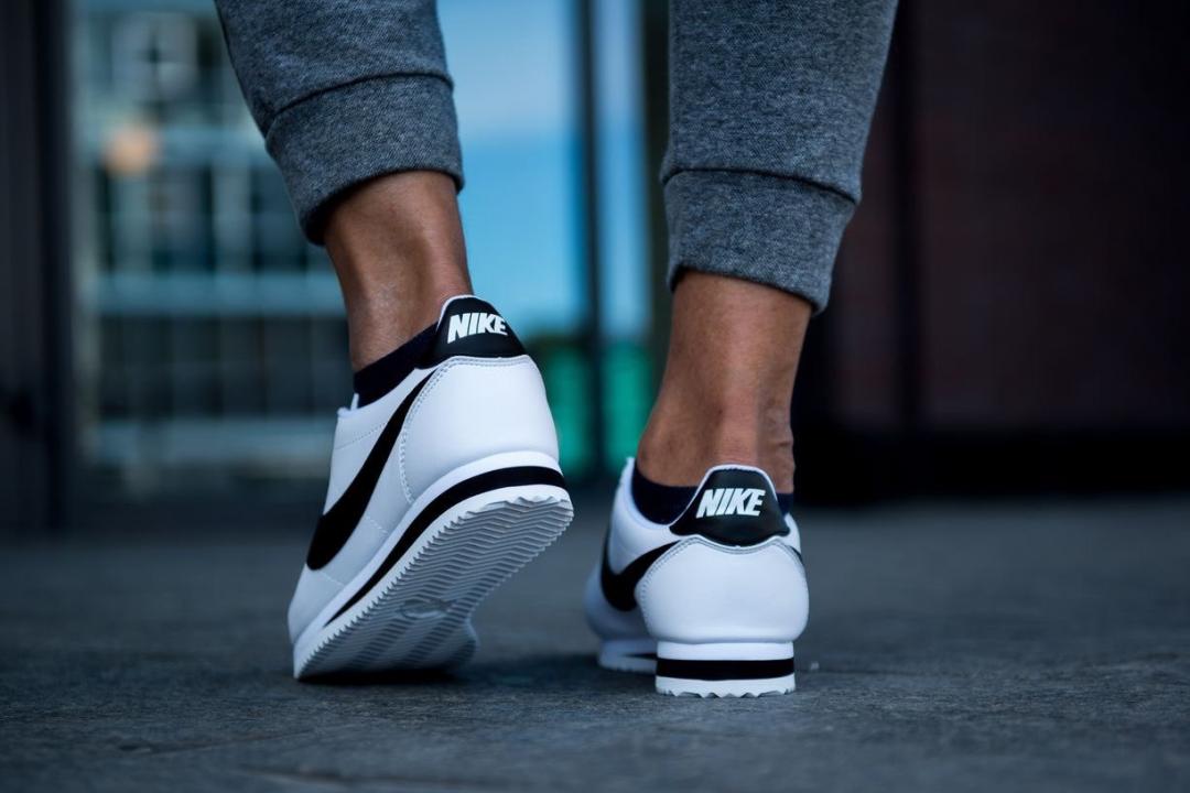 Nike Cortez White Black 2