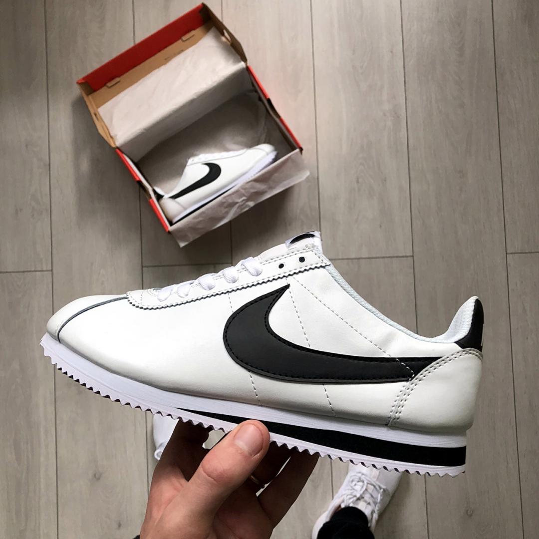 Nike Cortez White Black 2