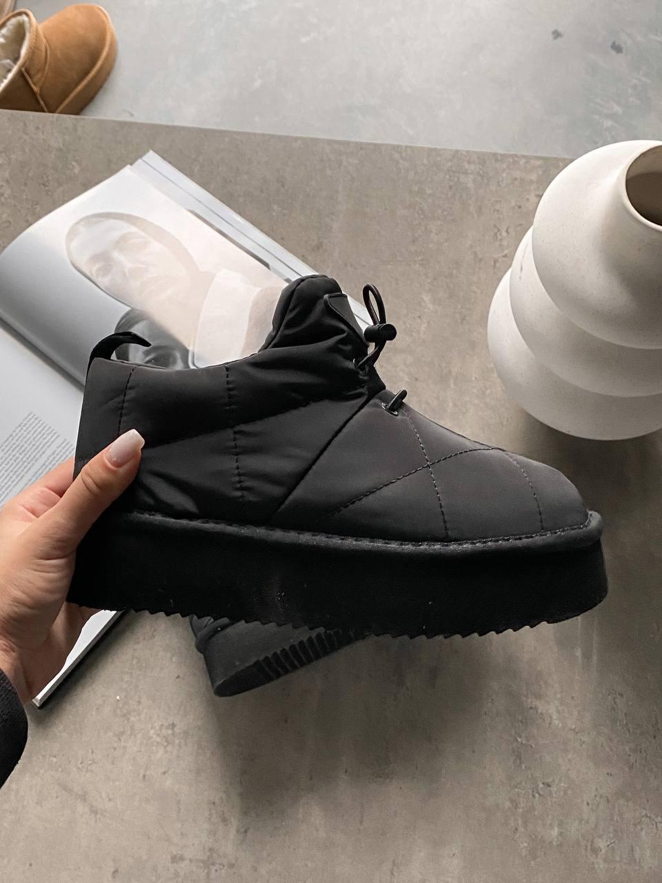 Ugg Maxi Clog Platform Black (No Logo)