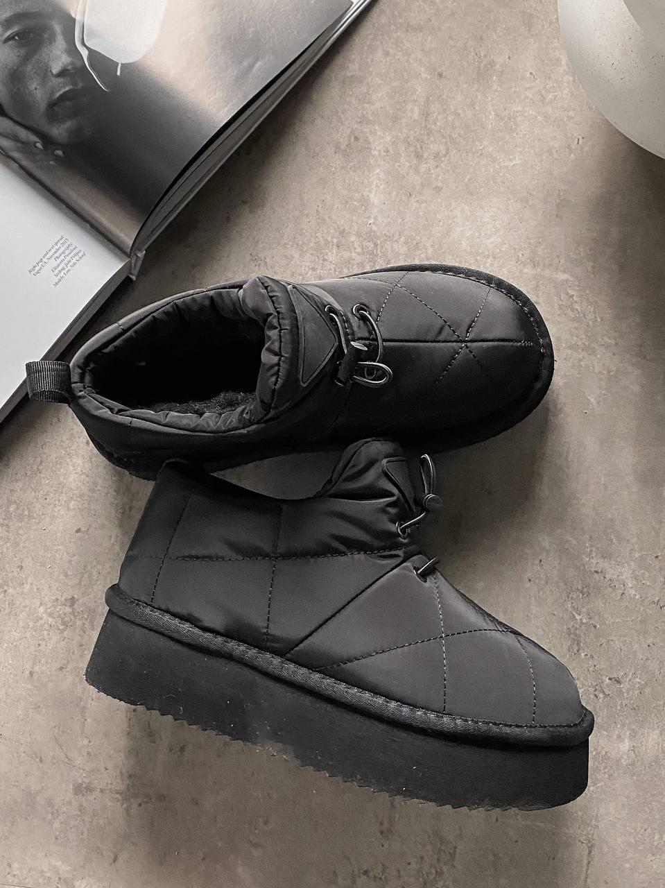 Ugg Maxi Clog Platform Black (No Logo)