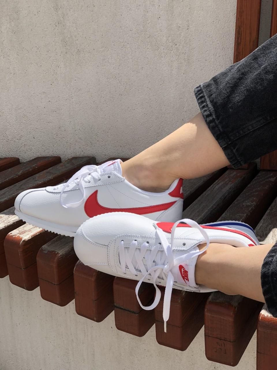 Nike Cortez White Red