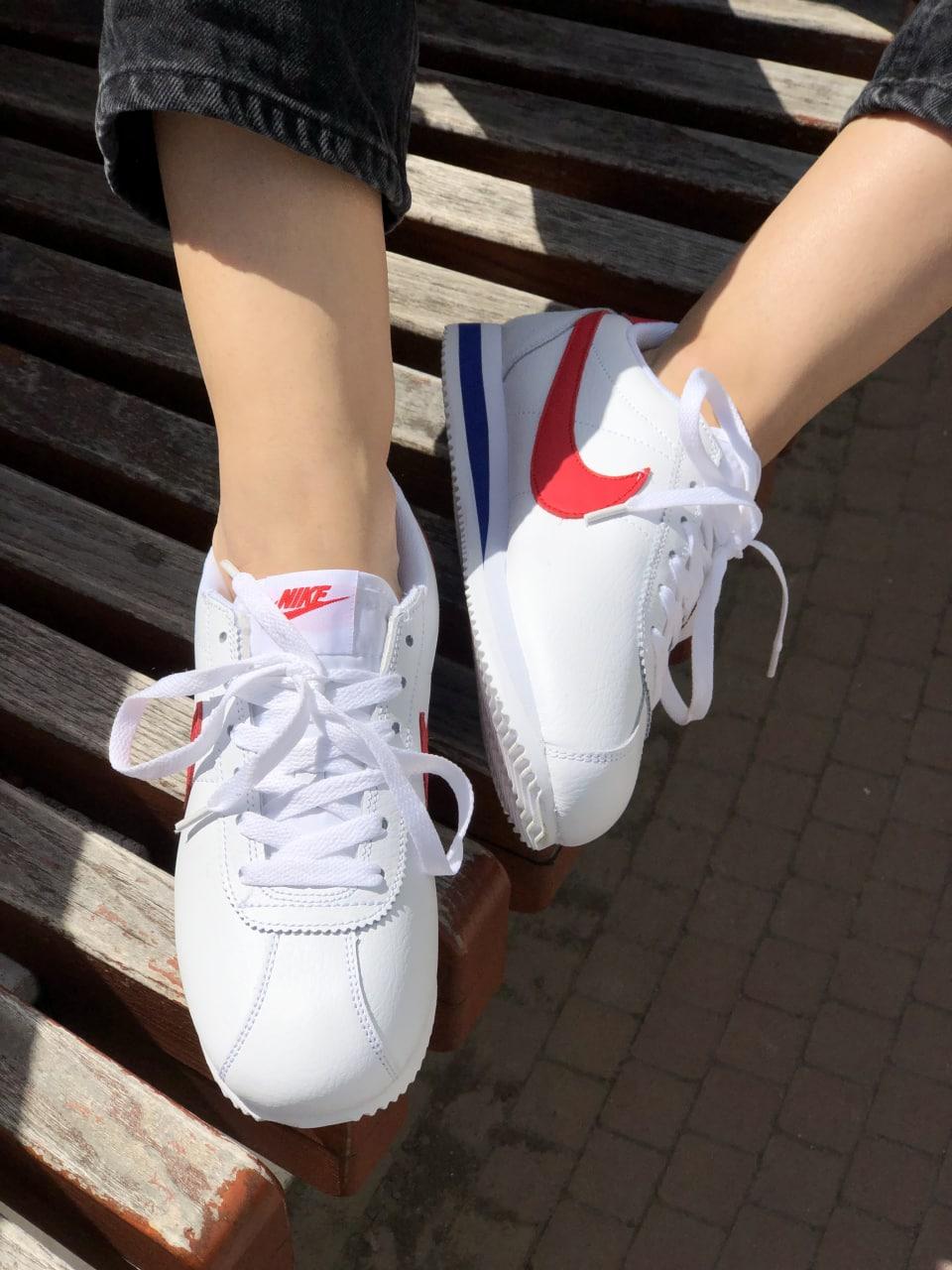 Nike Cortez White Red
