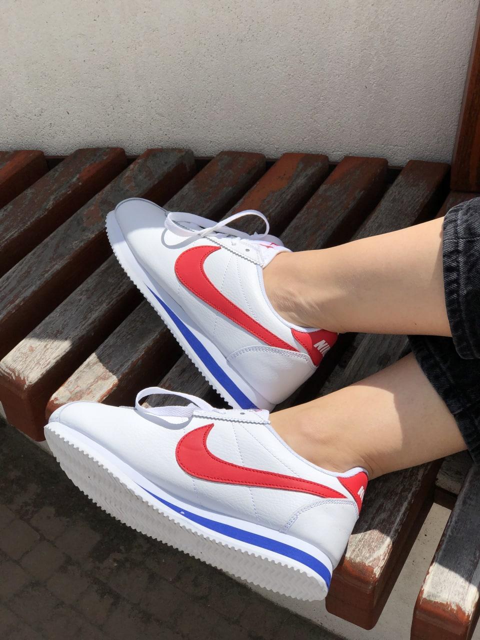 Nike Cortez White Red