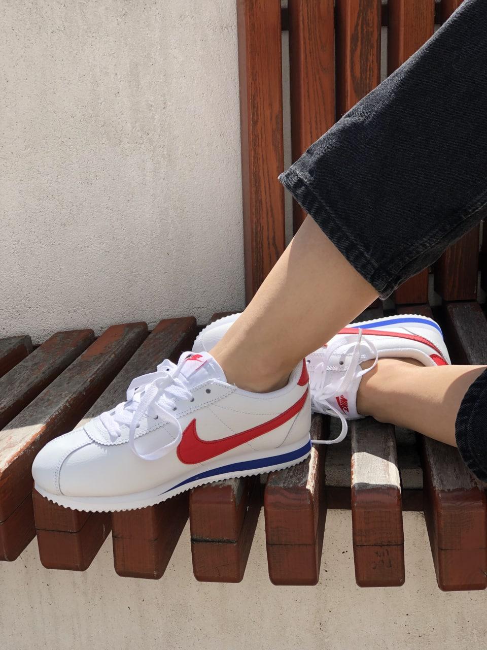 Nike Cortez White Red