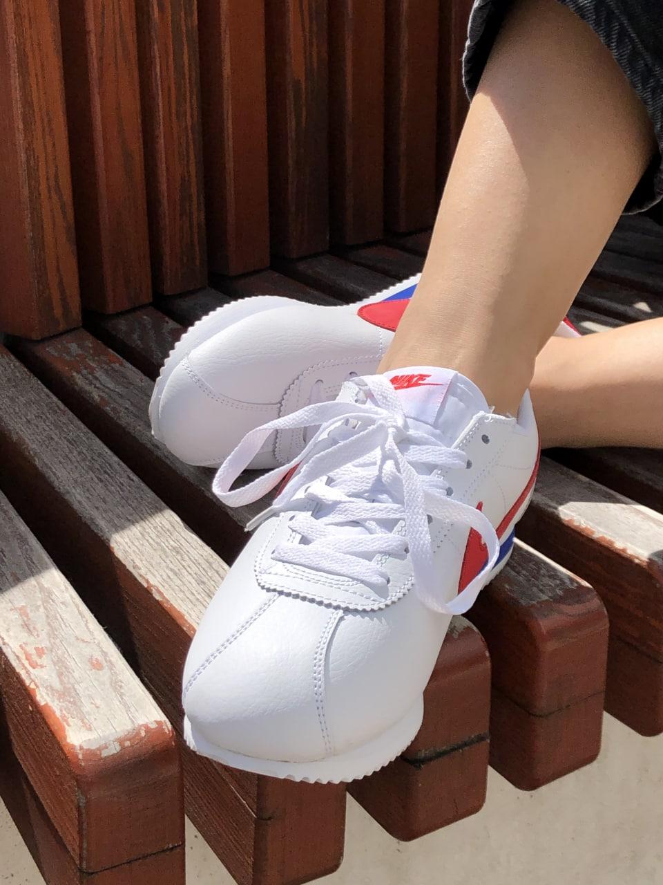 Nike Cortez White Red