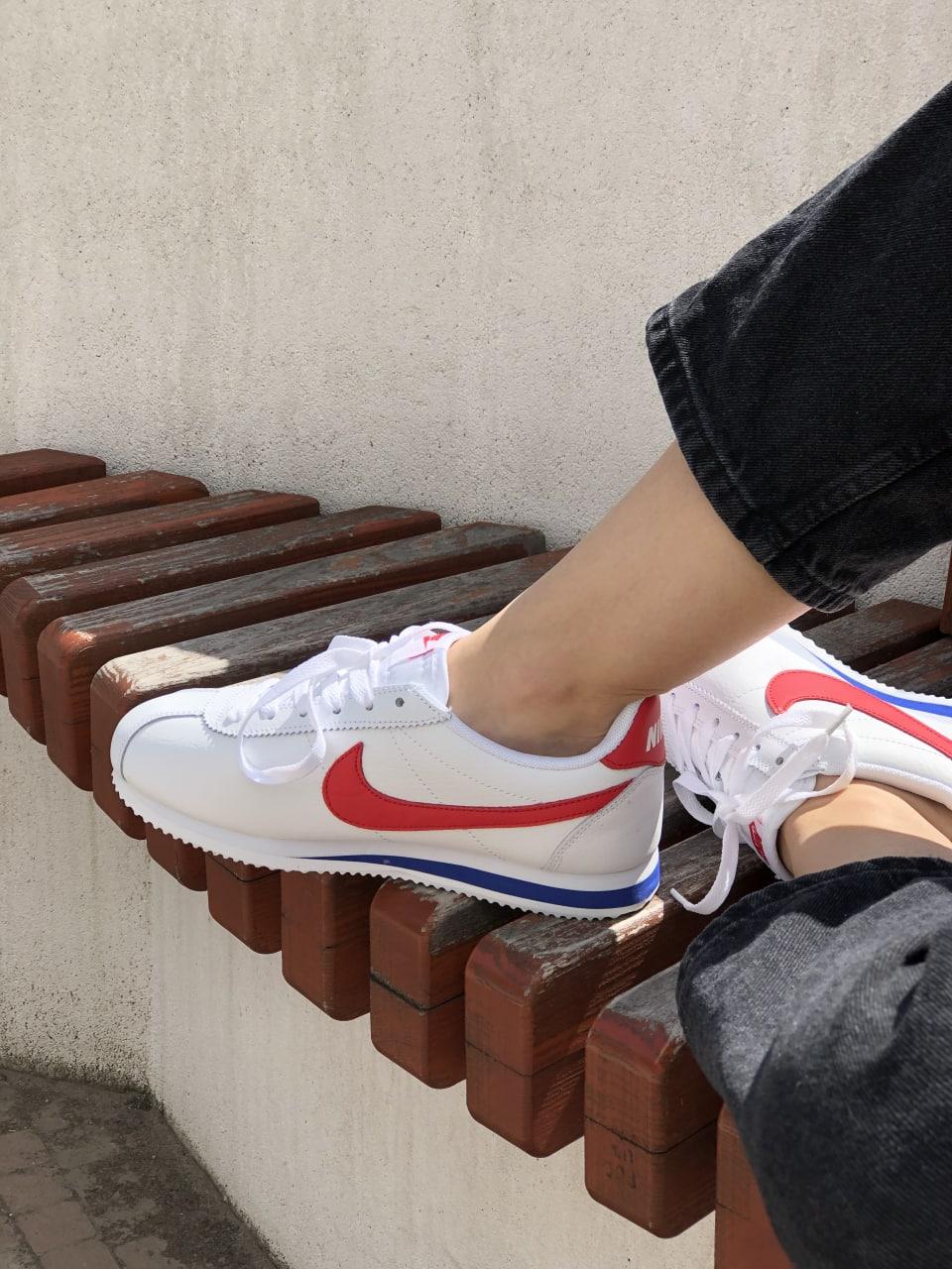 Nike Cortez White Red