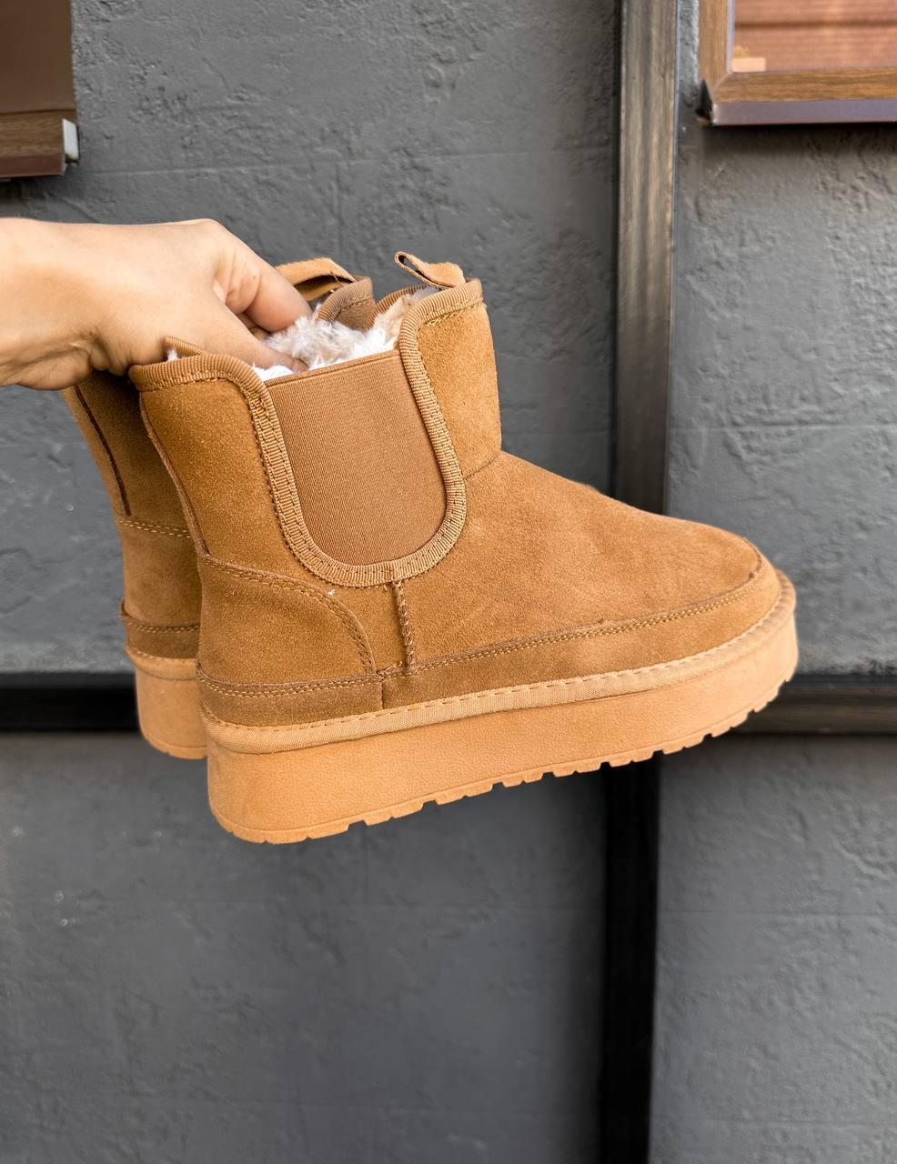 Neumel Platform Chelsea Camel
