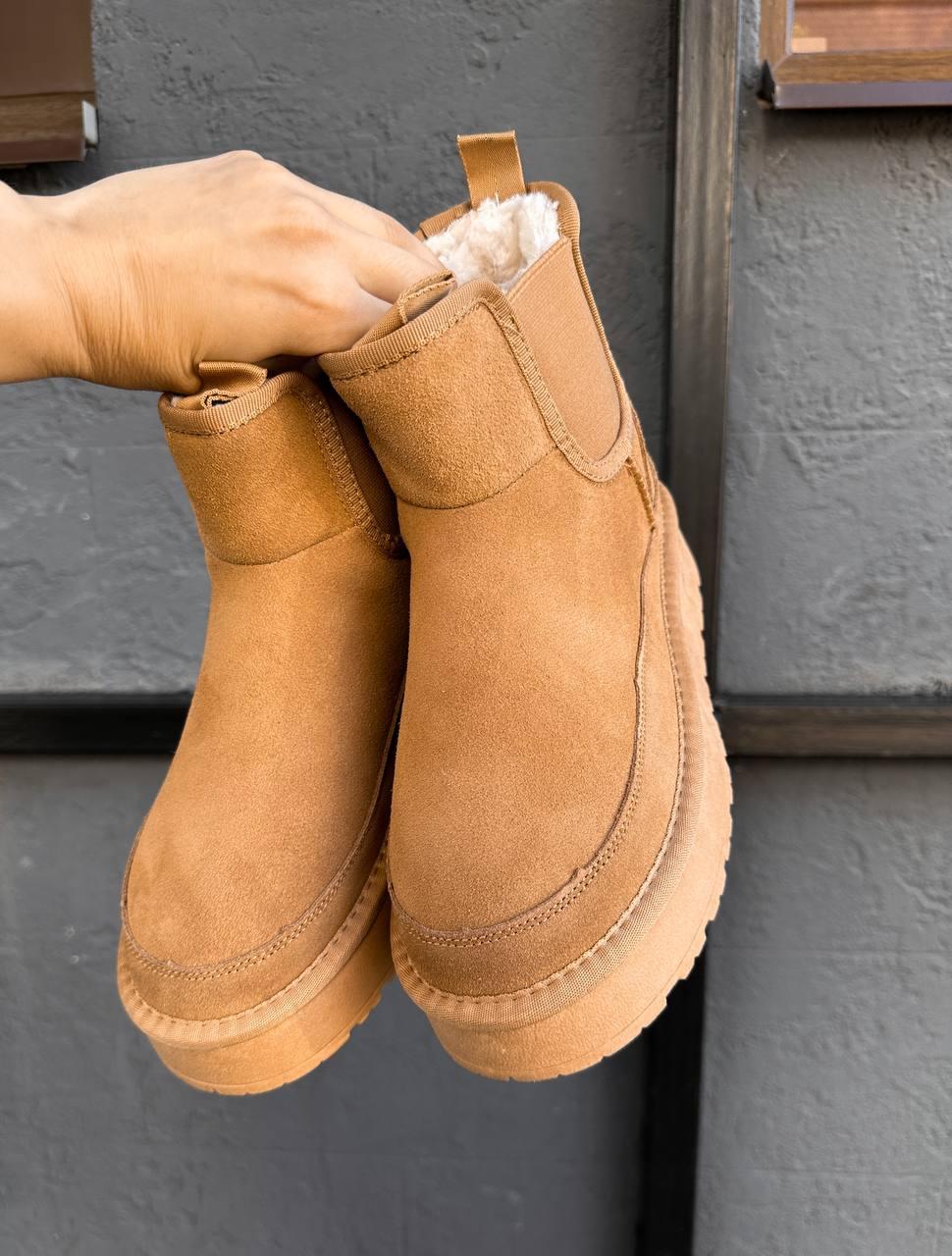 Neumel Platform Chelsea Camel