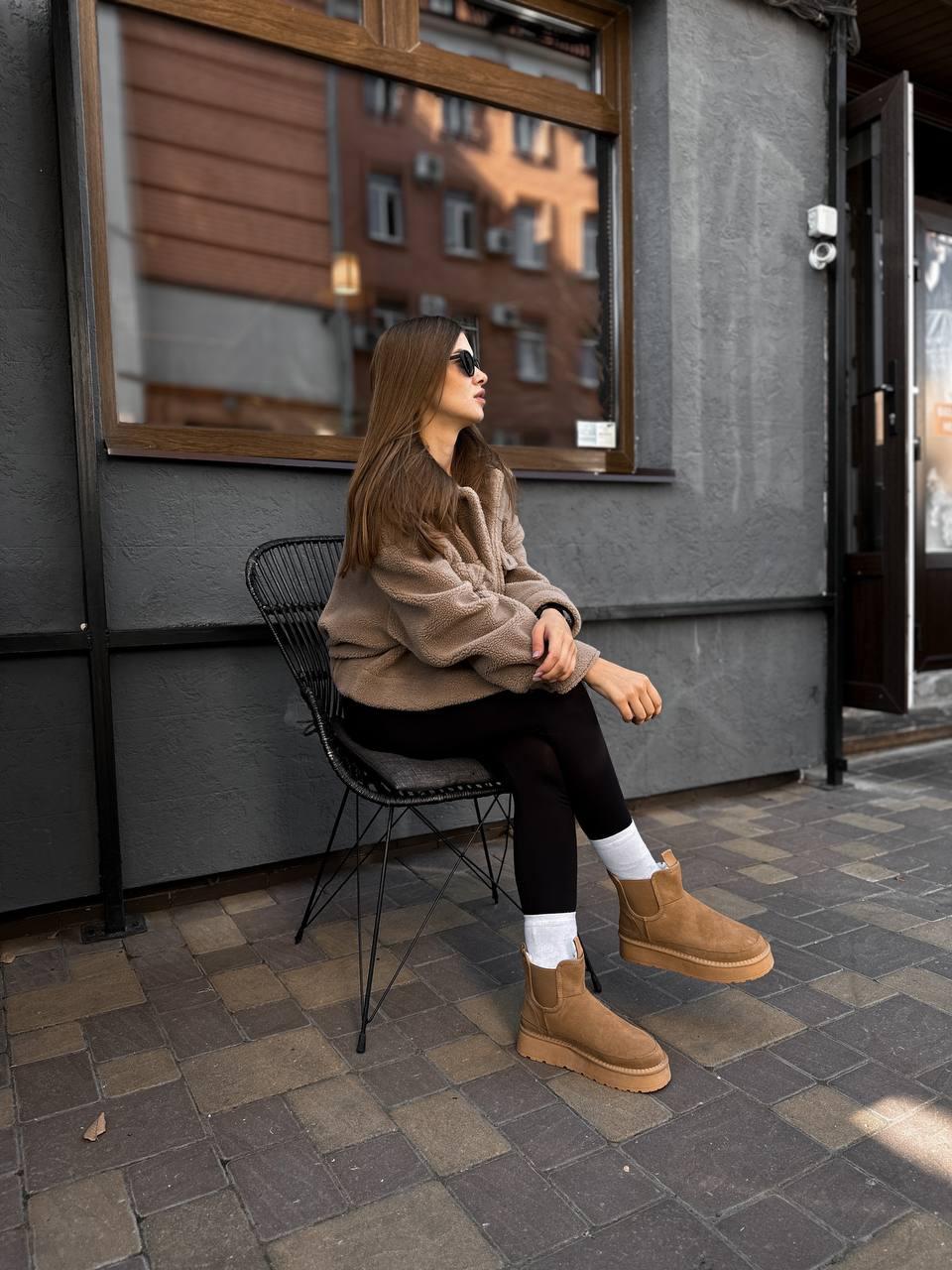 Neumel Platform Chelsea Camel