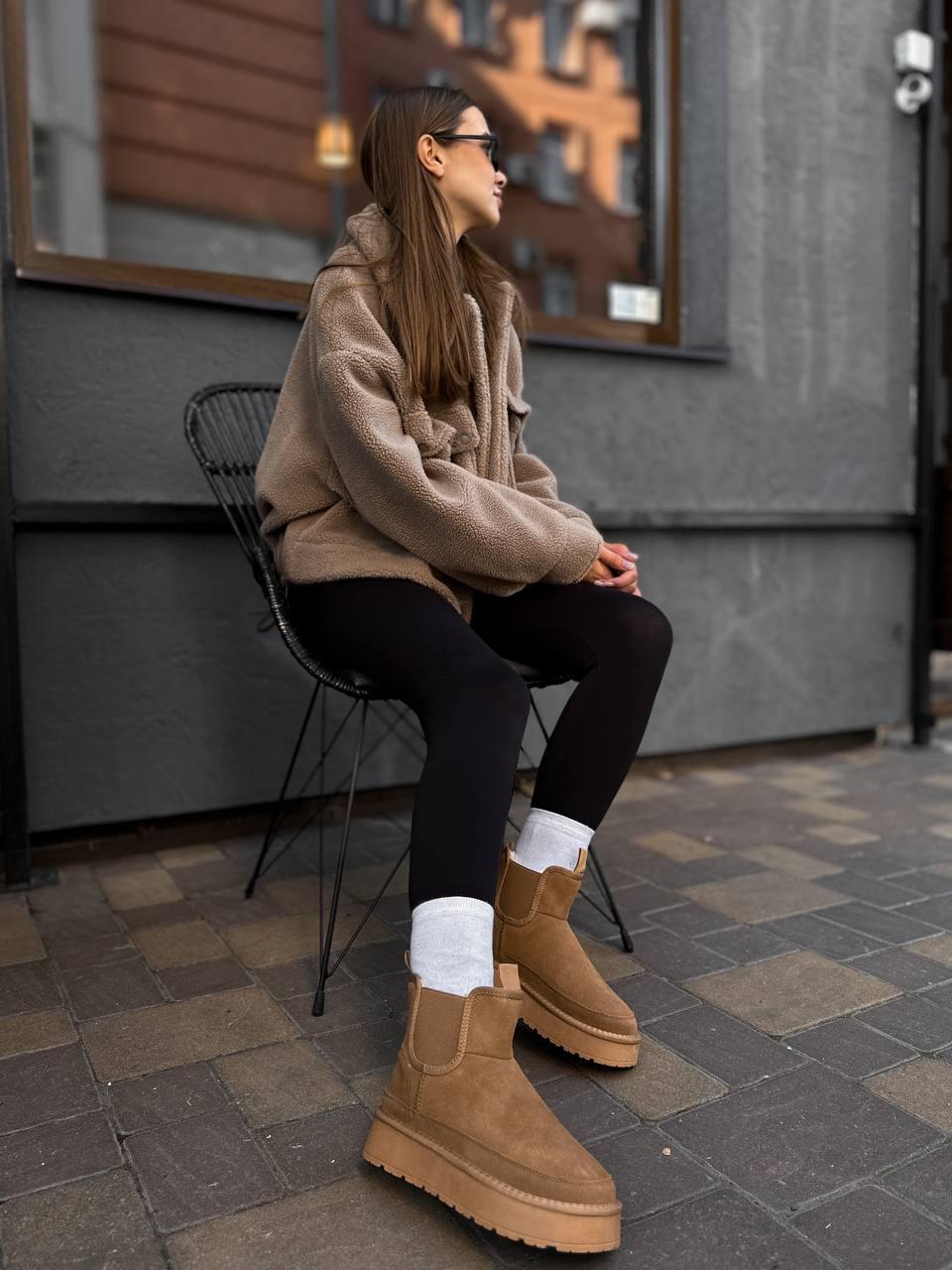 Neumel Platform Chelsea Camel