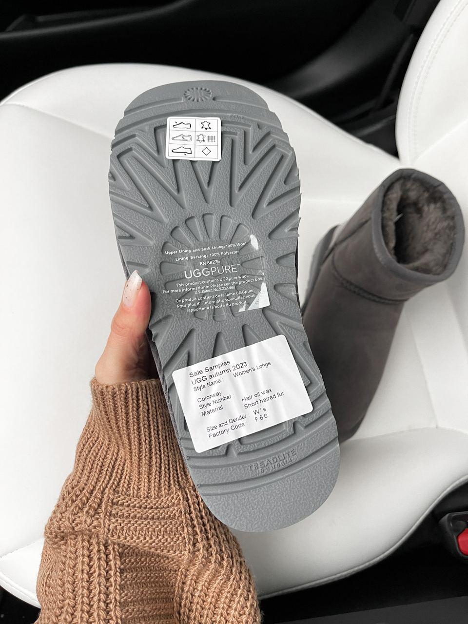UGG Classic Mini Grey Lacquer