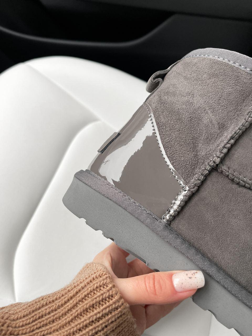 UGG Classic Mini Grey Lacquer
