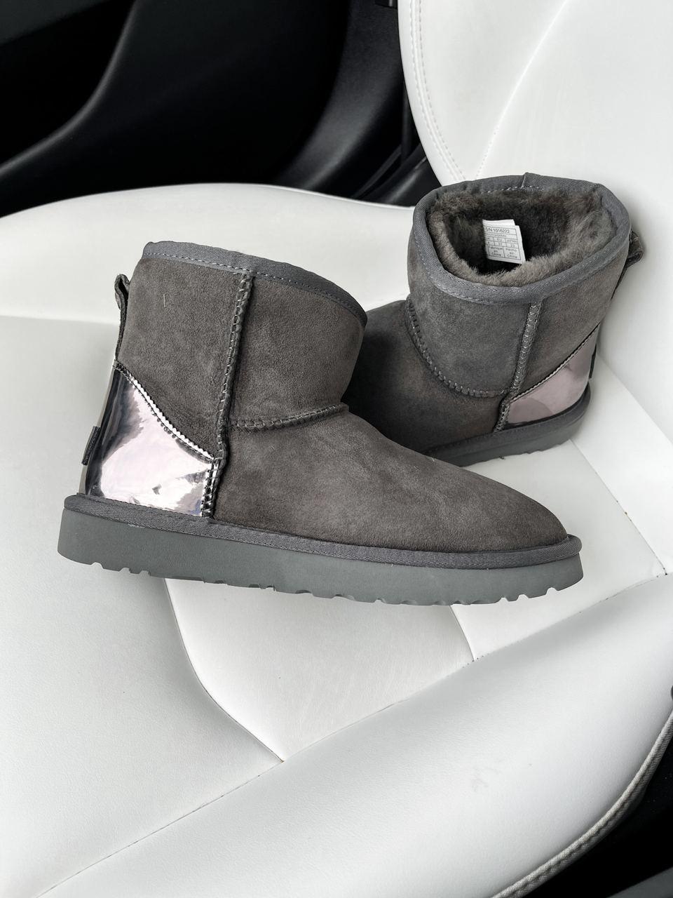 UGG Classic Mini Grey Metallic
