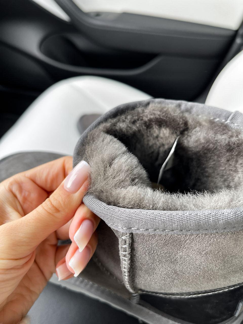 UGG Classic Mini Grey Metallic