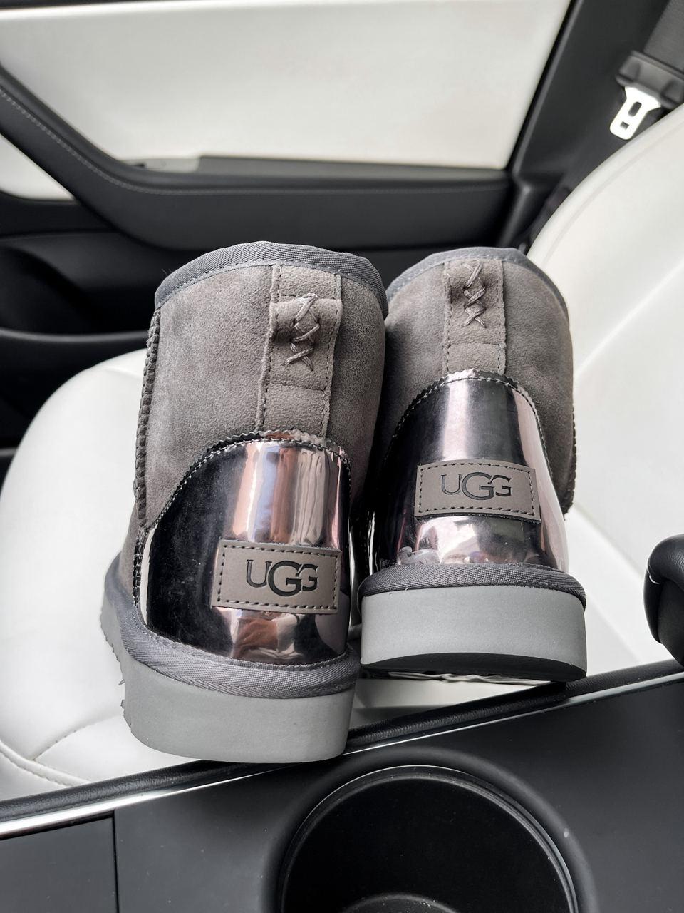 UGG Classic Mini Grey Metallic