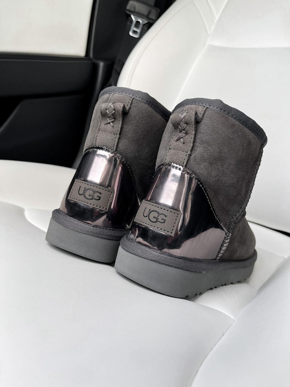 UGG Classic Mini Grey Metallic