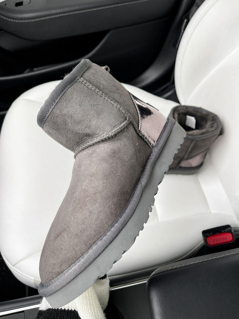 UGG Classic Mini Grey Metallic