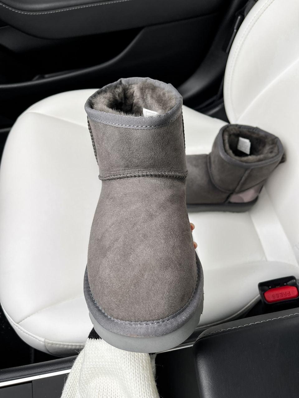 UGG Classic Mini Grey Metallic