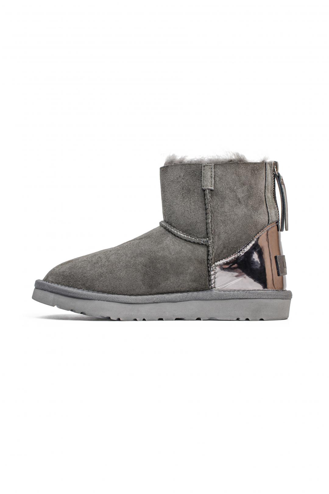 UGG Short ZIP Dark Grey