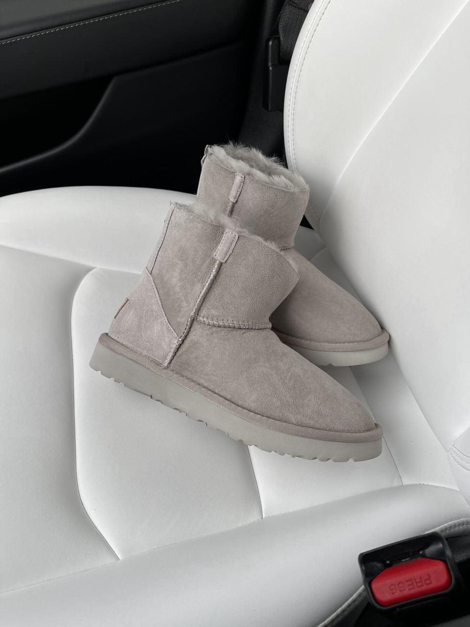 UGG Short ZIP Grey v3