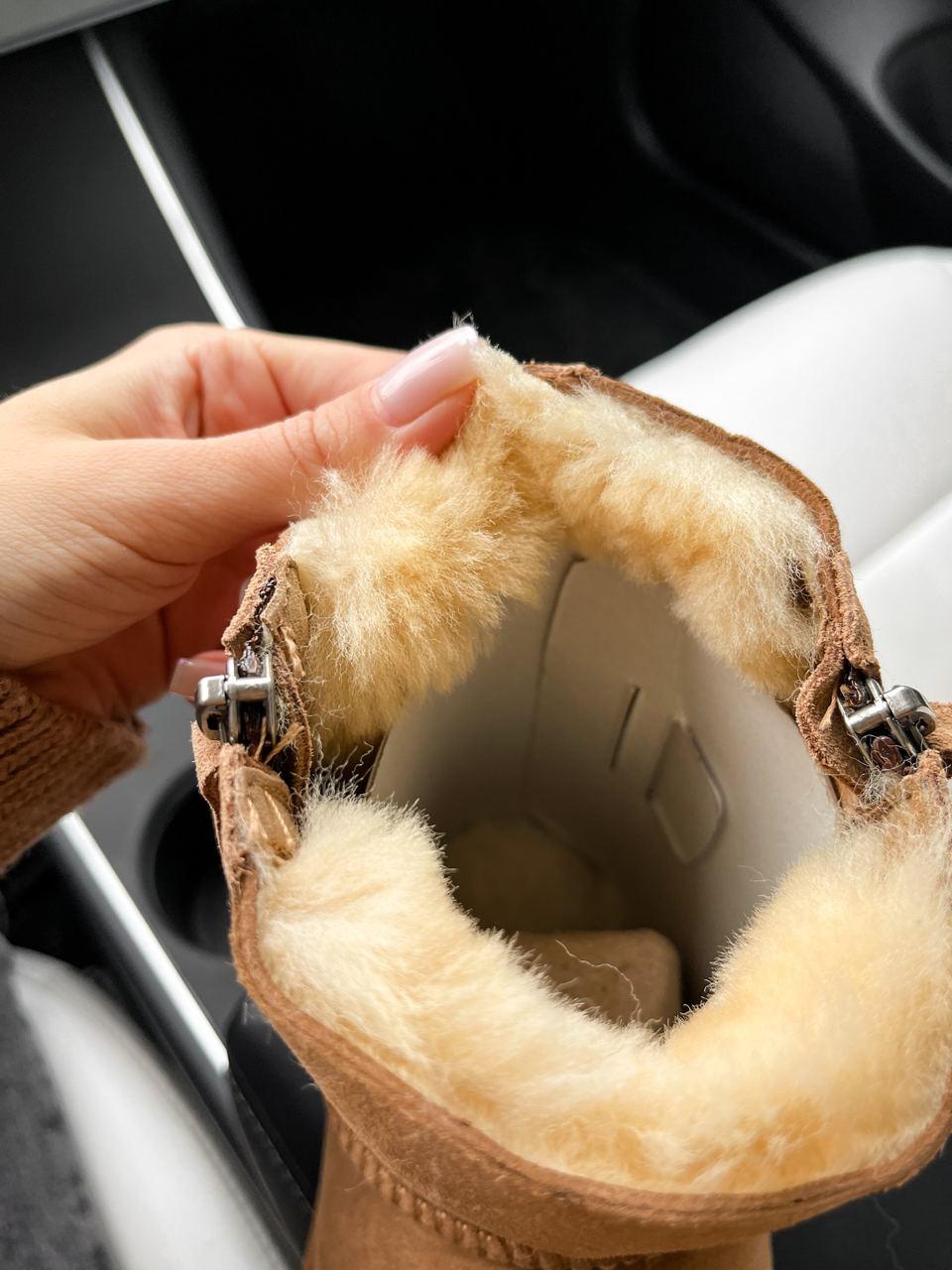 UGG Classic High Zip Chestnut