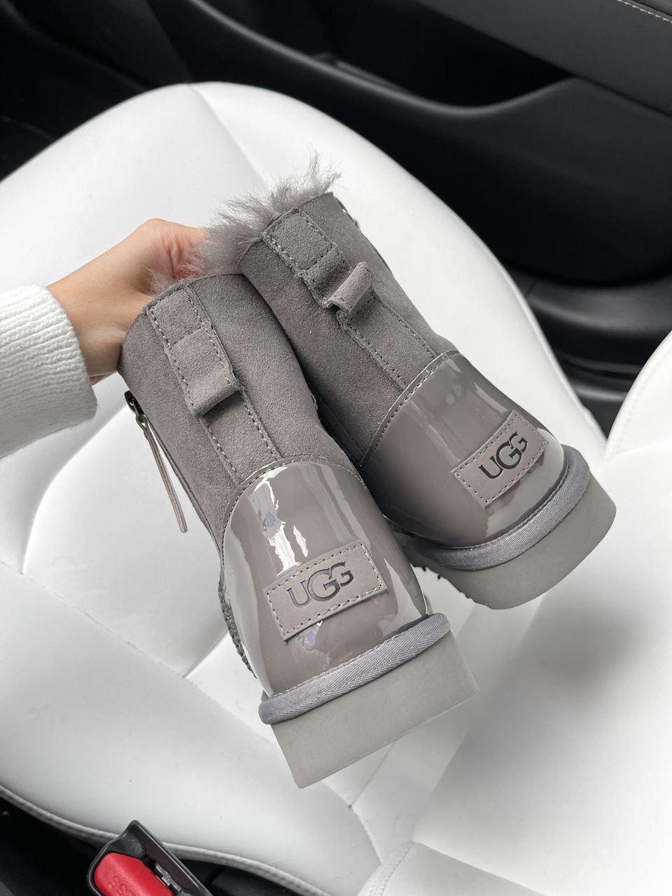 UGG Classic High Zip Grey Lacquer