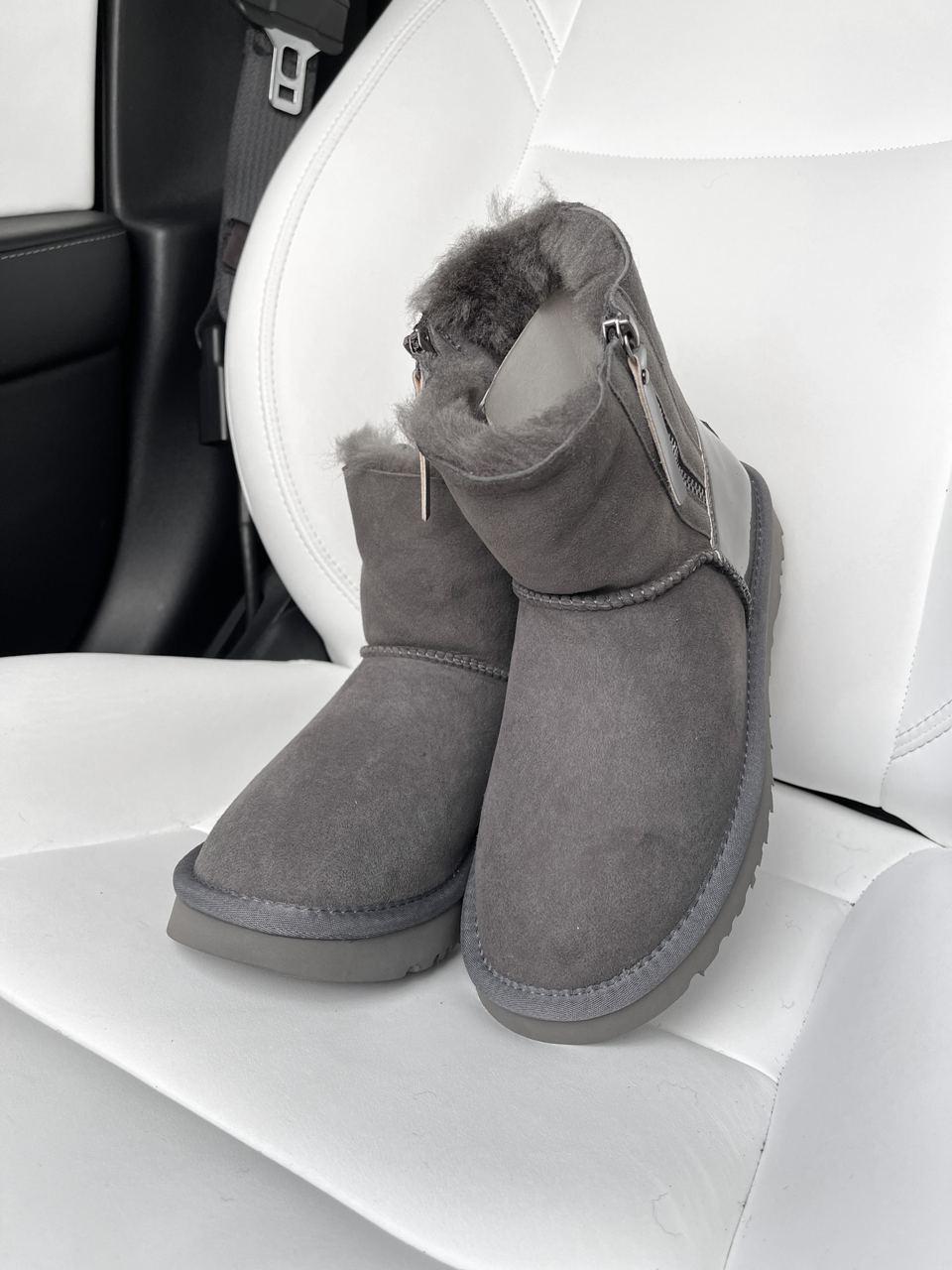 UGG Classic High Zip Grey Lacquer