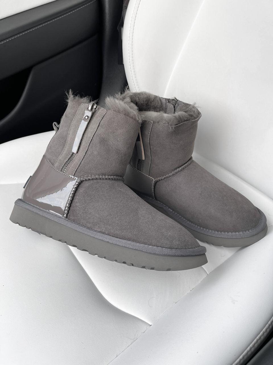 UGG Classic High Zip Grey Lacquer