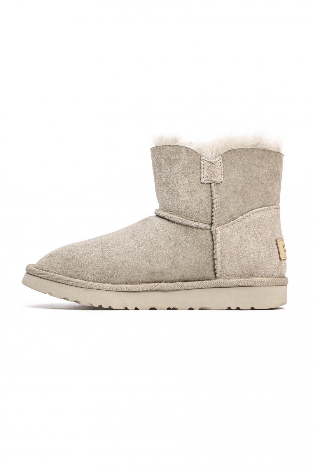 Ugg Mini Bailey Button Light Grey