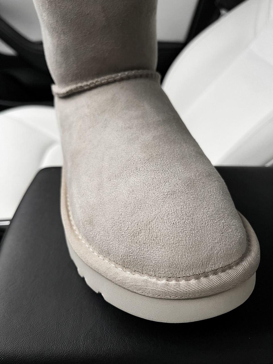 UGG Mini Bailey Bow Light Grey