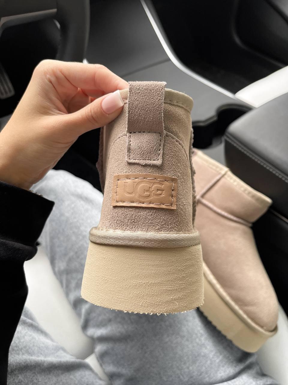 Ugg Ultra Mini Platform Beige 4.0