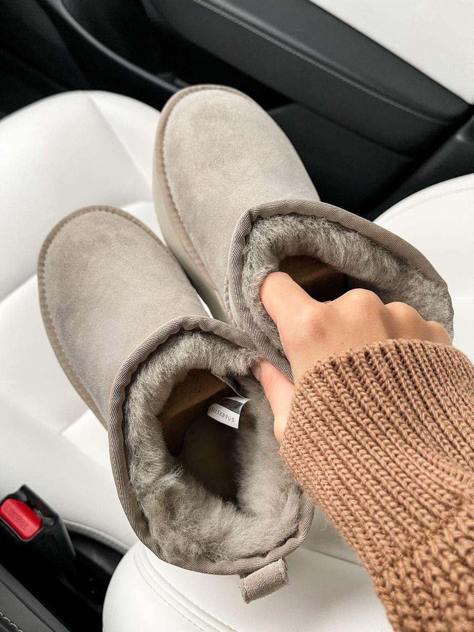 Ugg Ultra Mini Platform Light Grey v2